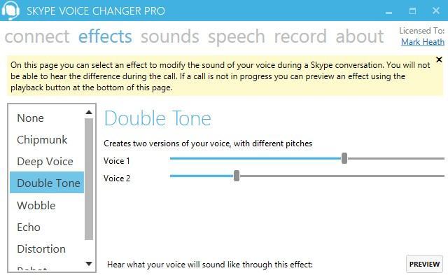 Biến đổi âm thanh giọng nói của chính bạn Skype Voice Changer
