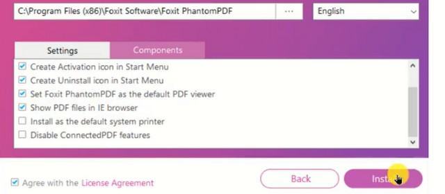 cài đặt phần mềm Foxit PhantomPDF mới nhất