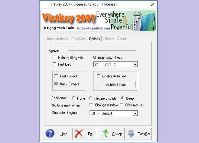 Hướng dẫn cách cài đặt VietKey trên máy tính miễn phí