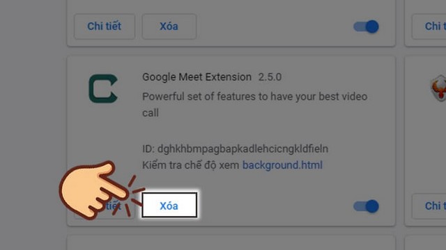 Hướng dẫn cách gỡ cài đặt phần mềm Google Meet mới nhất