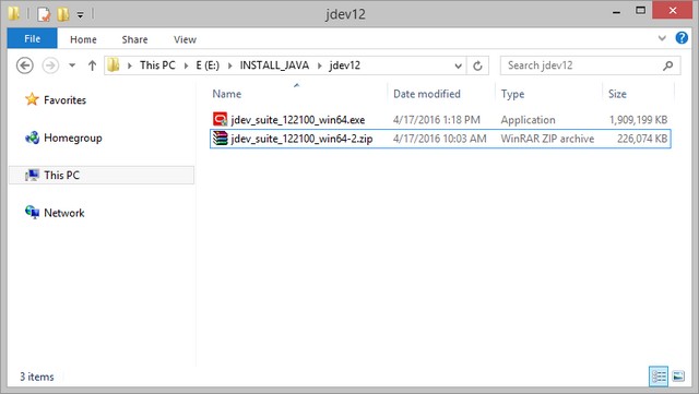 Hướng dẫn cài đặt phần mềm JDeveloper 12c đầy đủ