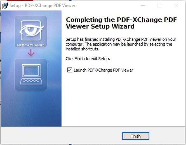 Hướng dẫn tải và cài đặt PDF-XChange Viewer kết thúc