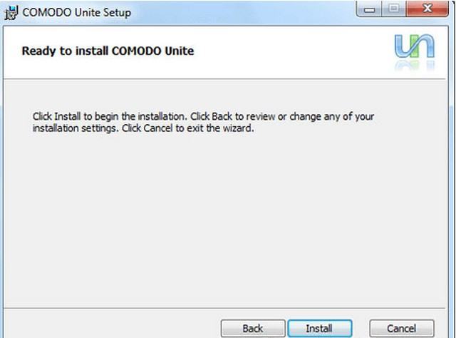 Hướng dẫn tải xuống phần mềm Comodo Unite full