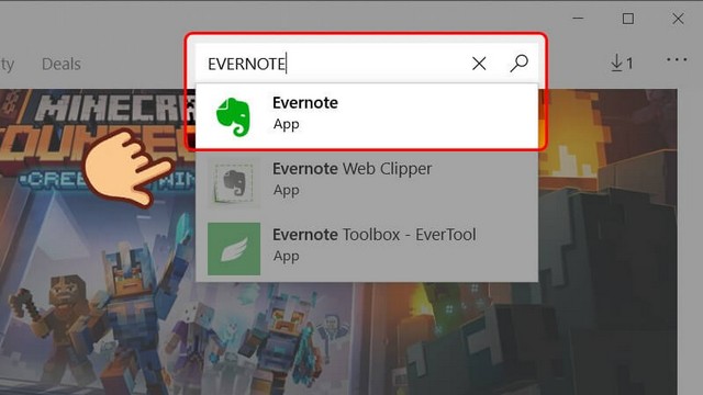 Hướng dẫn tải xuống phần mềm EverNote qua Microsoft Store