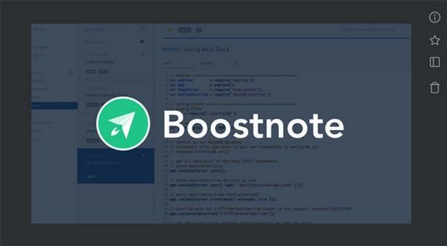 Phần mềm Boostnote