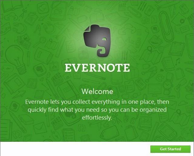 Phần mềm ghi chú Evernote