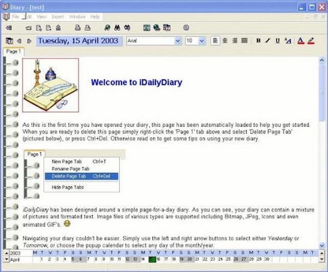 Phần mềm iDailyDiary
