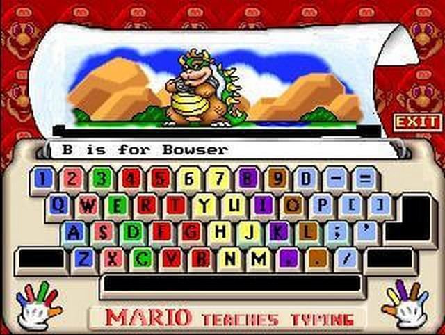 Phần mềm Mario Teaches Typing 