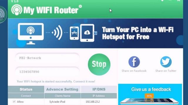 Phần mềm My WiFi Router