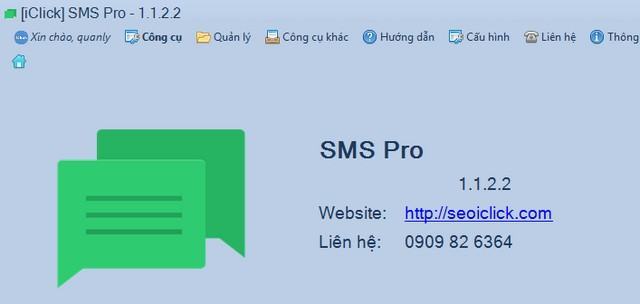 Phần mềm SMS PRO