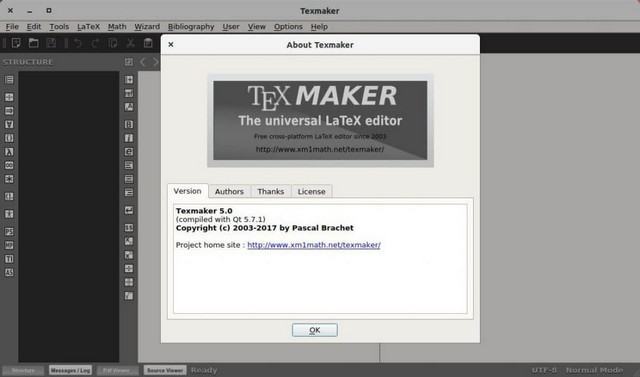 Phần mềm Texmaker