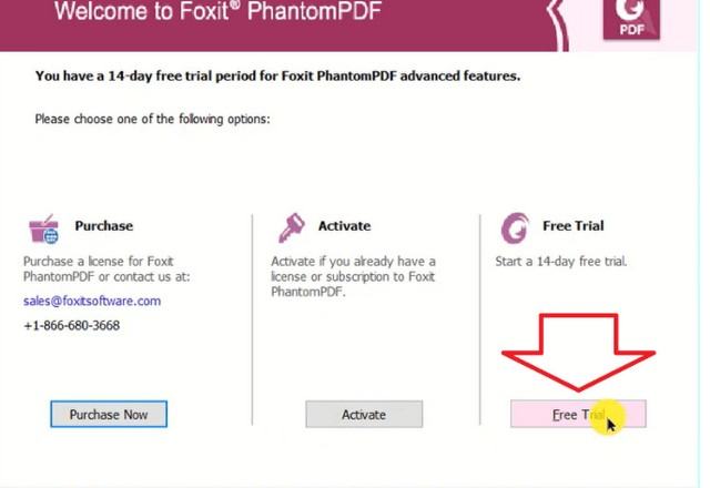 tải Foxit PhantomPDF miễn phí