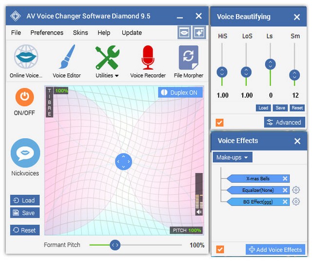 Tính năng nổi bật của AV Voice Changer Software Diamond