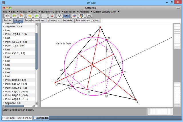 Tải phần mềm DrGeo – Thiết kế và phác thảo hình học tương tác