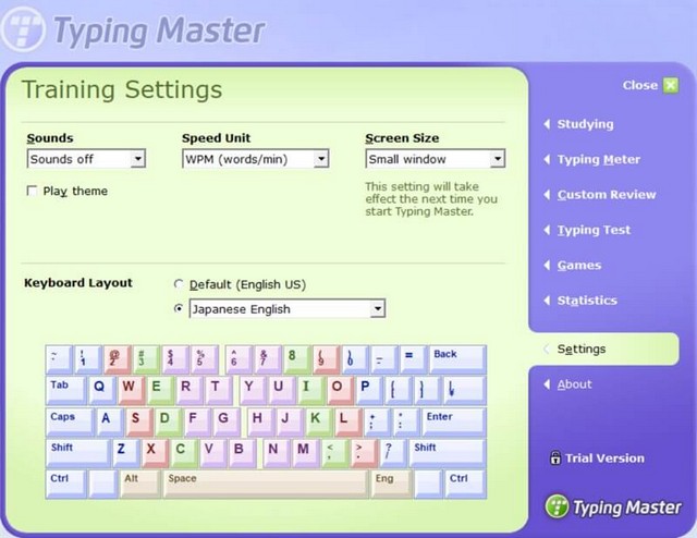Hướng dẫn sử dụng phần mềm Typing Master đầy đủ