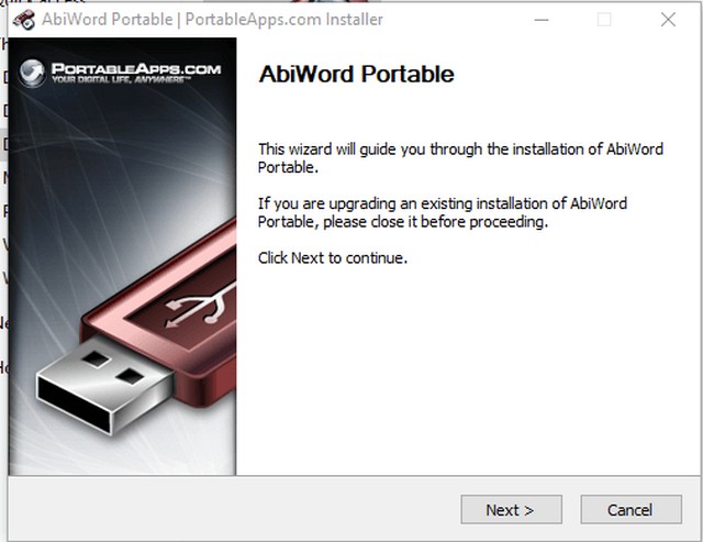 Hướng dẫn tải và cài đặt phần mềm AbiWord Portable đầy đủ
