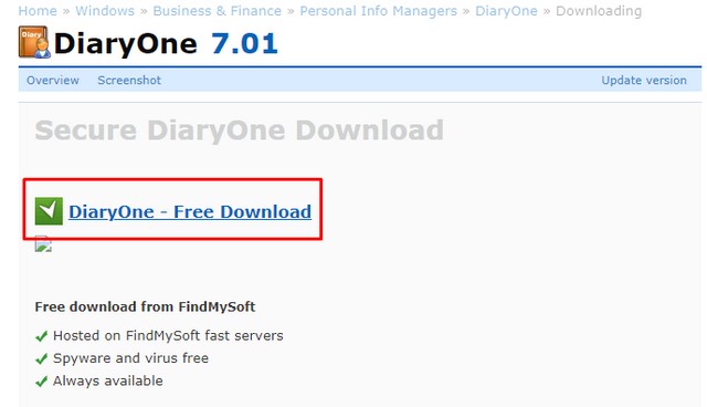 Hướng dẫn tải và cài đặt phần mềm DiaryOne
