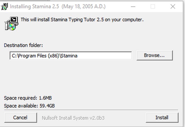 Hướng dẫn tải và cài đặt Stamina Typing Tutor miễn phí