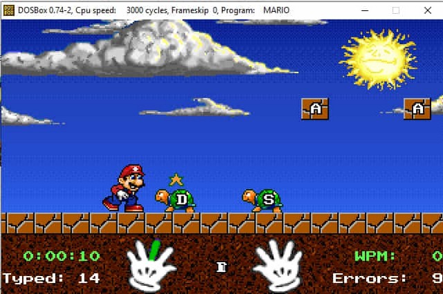 Tải phần mềm Mario Teaches Typing – Chơi Mario luyện gõ 10 ngón