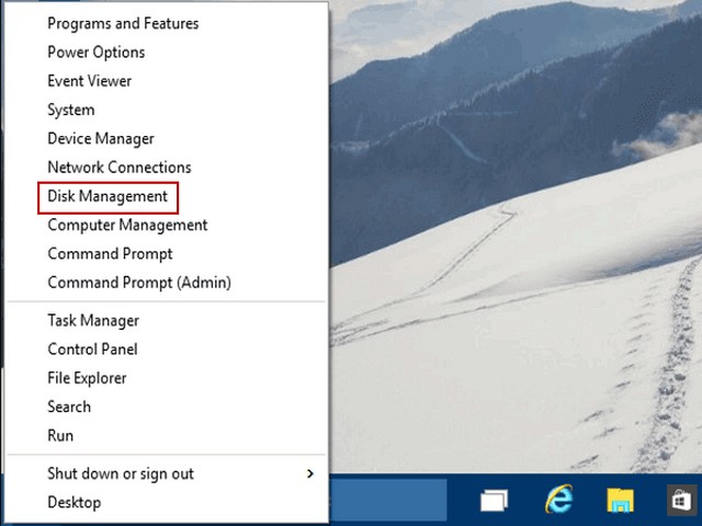 Hướng dẫn cách mở Disk Management trong Windows 10