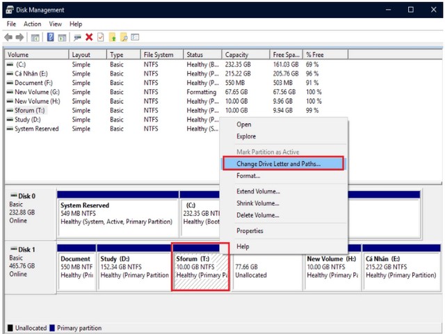 Hướng dẫn cách sử dụng Disk Management miễn phí 2021