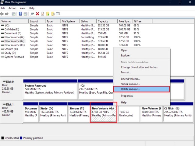 Hướng dẫn cách sử dụng Disk Management mới nhất 