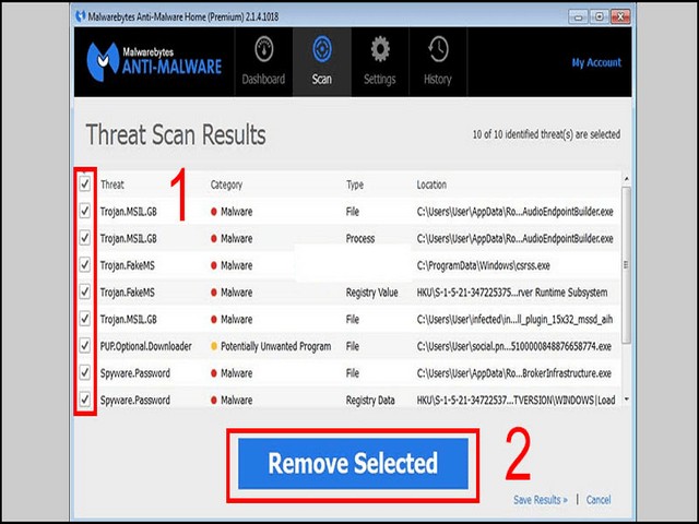 Hướng dẫn cách sử dụng phần mềm Malwarebytes mới nhất