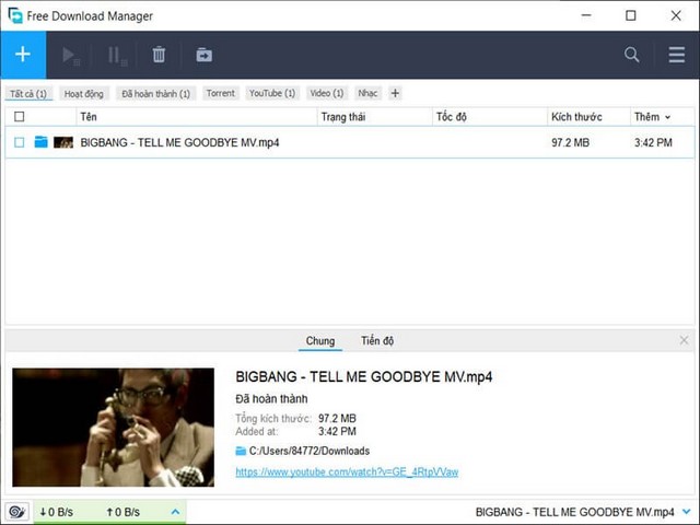 Hướng dẫn sử dụng phần mềm Free Download Manager miễn phí 2021