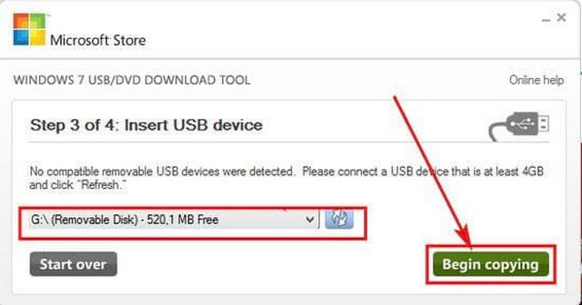 Hướng dẫn sử dụng phần mềm Windows 7 USB/DVD Download Tool mới nhất