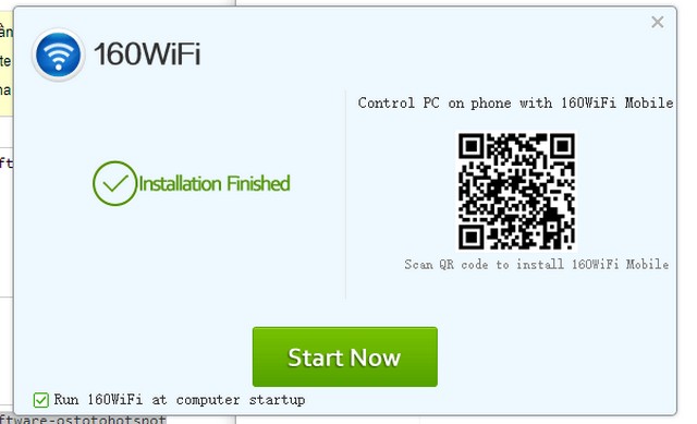 Hướng dẫn tải và cài đặt phần mềm 160 WiFi Free Software OSTotoHotspot mới nhất 