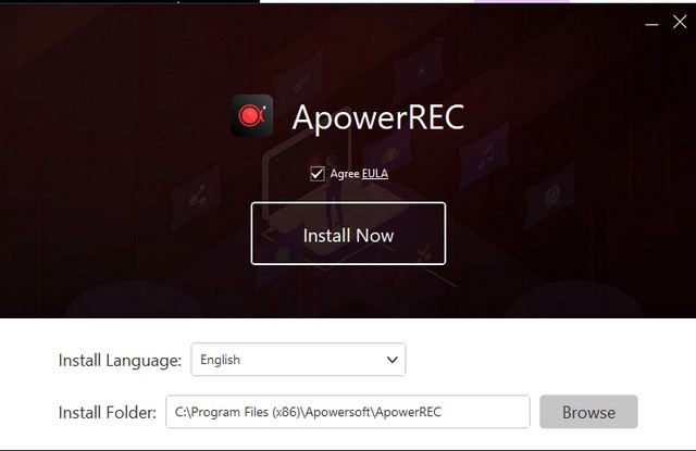 Hướng dẫn tải và cài đặt phần mềm ApowerREC mơí nhất