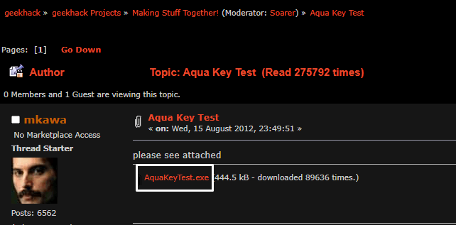 Hướng dẫn tải và cài đặt phần mềm Aqua Key Test