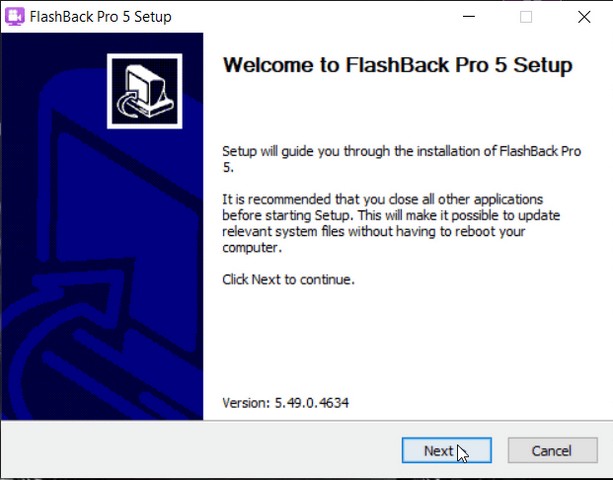 Hướng dẫn tải và cài đặt phần mềm BB Flashback Express