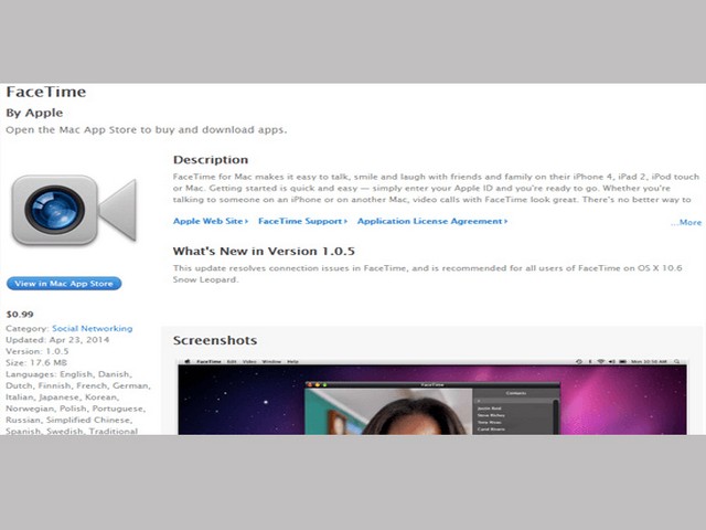 Hướng dẫn tải và cài đặt phần mềm FaceTime
