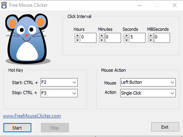 Hướng dẫn tải và cài đặt phần mềm Free Mouse Clicker miễn phí