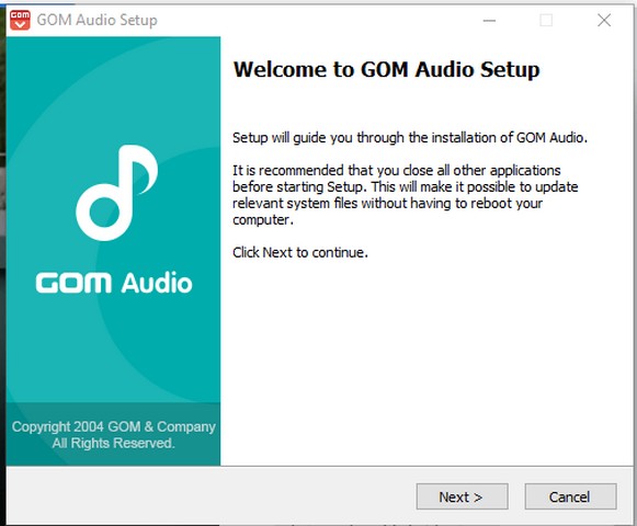 Hướng dẫn tải và cài đặt phần mềm GOM Audio  đầy đủ