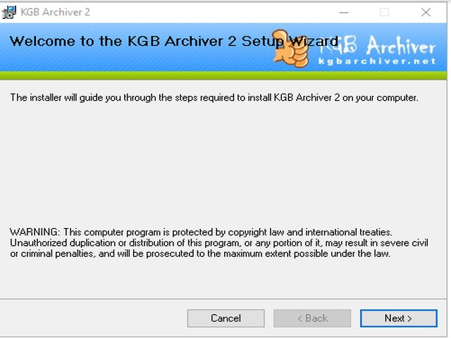 Hướng dẫn tải và cài đặt phần mềm KGB Archiver miễn phí
