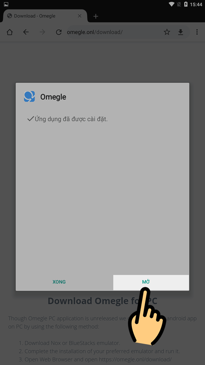 Hướng dẫn tải và cài đặt phần mềm Omegle cho Android đầy đủ