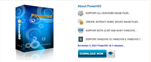 Hướng dẫn tải và cài đặt phần mềm PowerISO