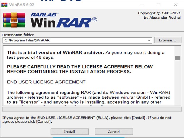 Hướng dẫn tải và cài đặt phần mềm WinRAR mới nhất