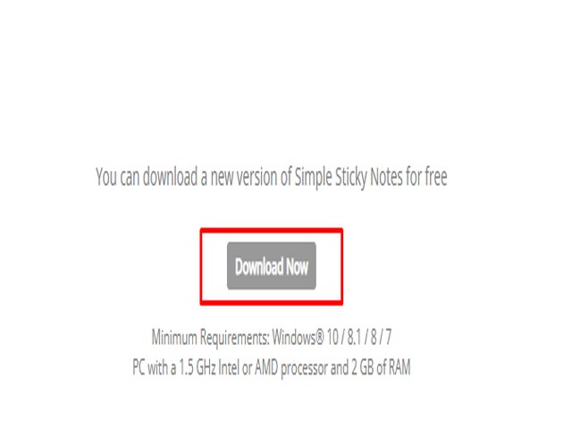 Hướng dẫn tải xuống phần mềm Simple Sticky Notes