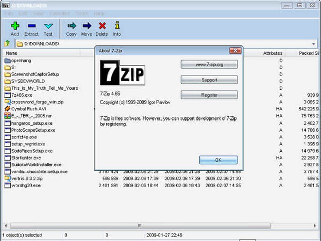 Tải phần mềm 7-Zip – Nén và giải nén file RAR, ZIP, 7zip miễn phí
