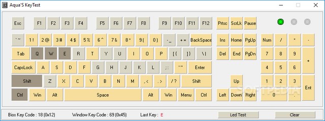 Tải phần mềm Aqua’s Key Test kiểm tra bàn phím miễn phí 2021