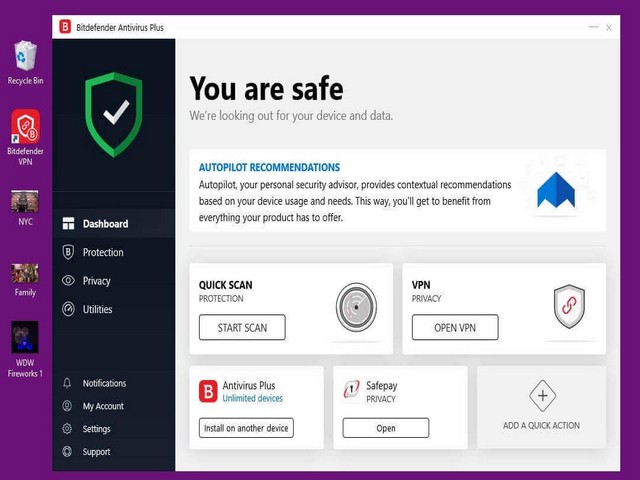 Tải phần mềm BitDefender Antivirus Plus – Diệt virus tận gốc