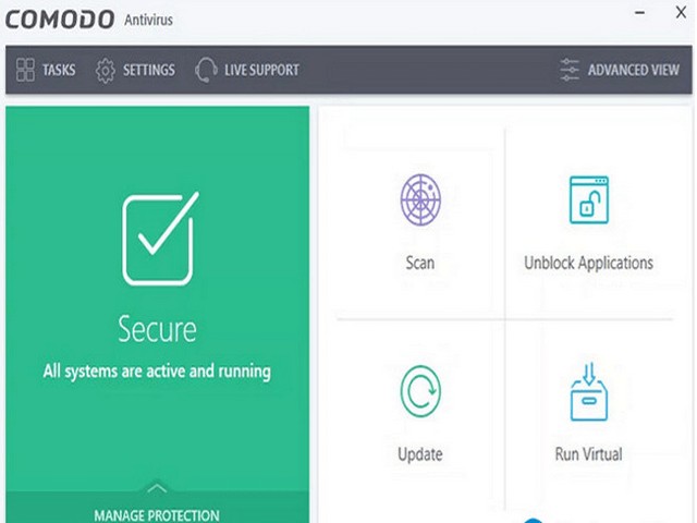 Tải phần mềm Comodo Antivirus – Chương trình diệt virus miễn phí