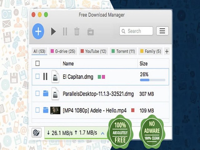 Tải phần mềm Free Download Manager mới nhất miễn phí 100%