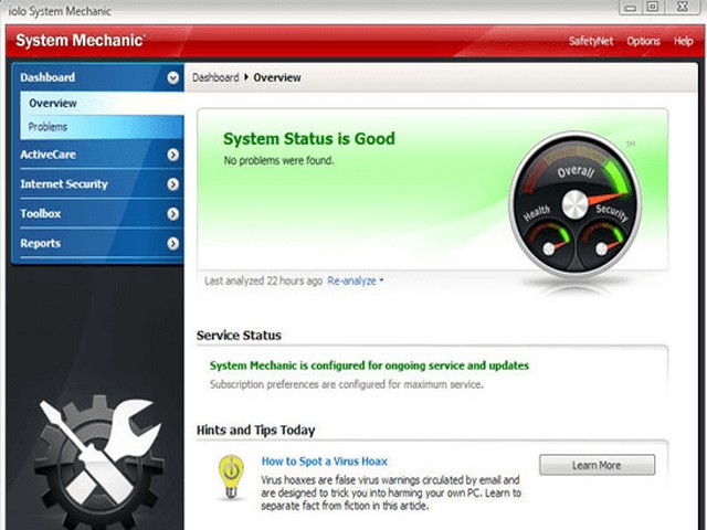 Tải phần mềm iolo System Mechanic – Tối ưu hóa hệ điều hành máy tính