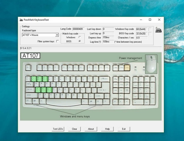 Tải phần mềm KeyboardTest kiểm tra bàn phím máy tính hiệu quả