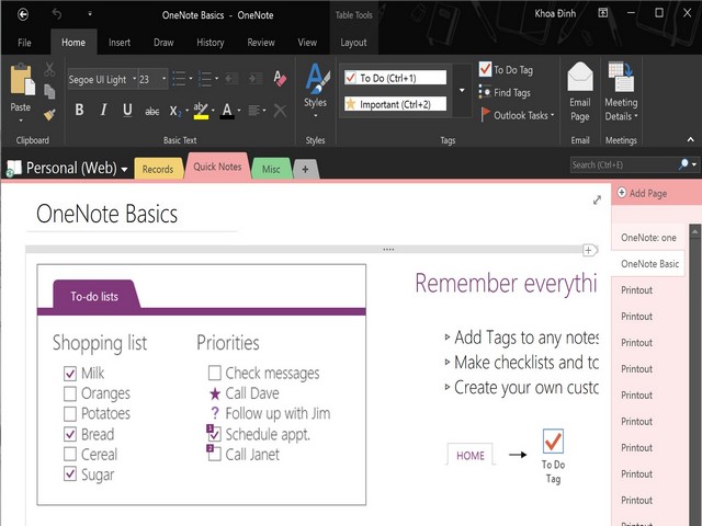 Tải xuống phần mềm OneNote ghi chú hoàn toàn miễn phí