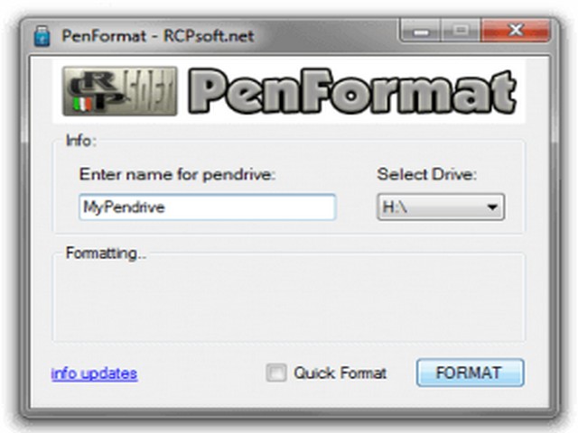 Tải phần mềm PenFormat – Định dạng ổ đĩa USB miễn phí 2021